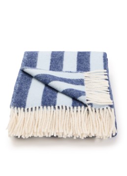 Maison Deux Plaid van wol 130 x 200 cm Paars - Deal