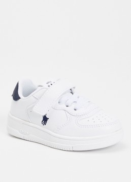 Ralph Lauren Meisjes Masters Court sneaker met logo in de kleur Wit, maat: 23