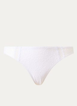 Simone Pérèle Dames Comete slip van kant in de kleur Wit, maat: 44