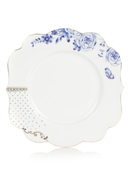 Pip Studio Royal White ontbijtbord 23,5 cm Wit - Deal