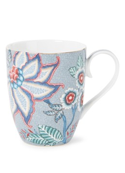 Pip Studio Flower Festival kopje 35 cl Blauwgrijs - Deal