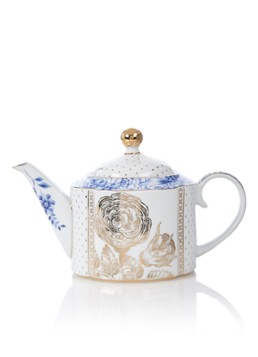 Pip Studio Royal White theepot 0,9 liter Wit - Deal