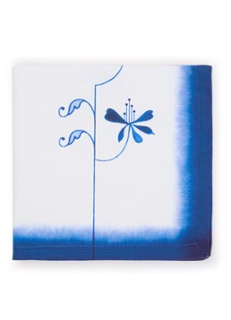 Pip Studio Pip & The Blue Bird servetten 40 x 40 cm set van 2 Blauw - Deal