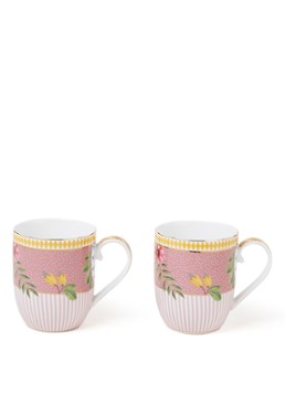 Pip Studio La Majorelle kopje 14,5 cl set van 2 Roze - Deal