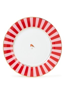 Pip Studio Love Birds dinerbord 27 cm Steenrood - Deal