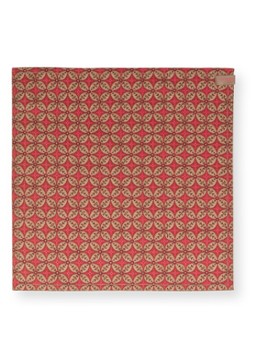 Pip Studio Blooming Tales Bustani servet 40 x 40 cm set van 4 Donkerrood - Deal