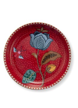 Pip Studio Blooming Tales Fantasy theetip 9 cm Donkerrood - Deal