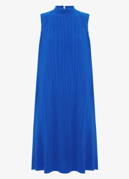 Phase Eight Dames Betsie mini jurk met plissé in de kleur Donkerblauw