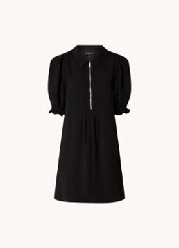 Phase Eight Dames Candice mini jurk met pofmouw en steekzakken in de kleur Zwart