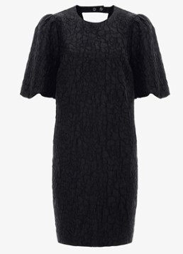 Phase Eight Dames Mini tuniekjurk met pofmouwen in de kleur Zwart