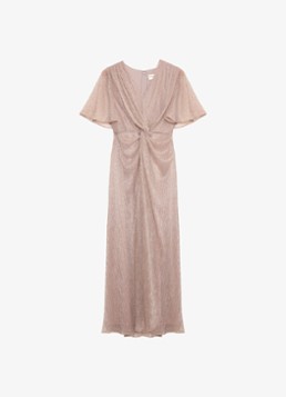 Phase Eight Dames Dorinda maxi jurk met lurex in de kleur Oudroze