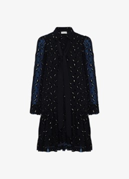 Phase Eight Dames Ines mini tuniekjurk met dierenprint in de kleur Zwart