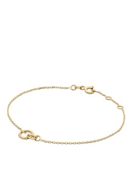 Jackie 14K Gold Dames Castello armband van 14 karaat geelgoud in de kleur Geelgoud, maat: 1maat
