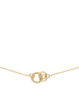 Jackie 14K Gold Dames Castello ketting van 14 karaat geelgoud in de kleur Geelgoud, maat: 1maat