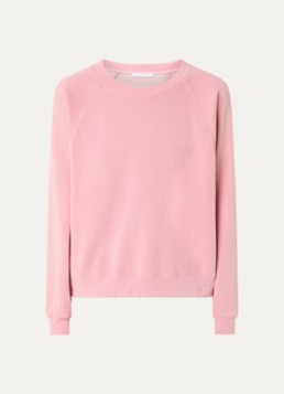 By-bar Dames Carrie sweater met borduring in de kleur Roze, maat: XL
