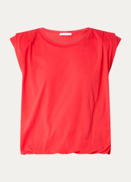 By-bar Dames Nilou mouwloze top met schoudervulling in de kleur Rood, maat: L