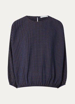 By-bar Dames Gaya tuniek met ballonmouw in de kleur Royalblauw, maat: XL