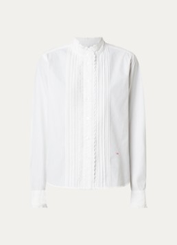Isabel Marant Dames Nazila blouse met broderie in de kleur Wit, maat: 34