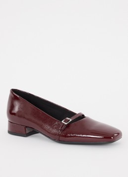 Vagabond Shoemakers Dames Debbi pump van lakleer in de kleur Bordeauxrood, maat: 36