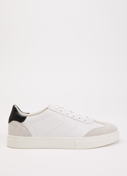 Vagabond Shoemakers Dames Cody sneaker van leer met details van suède in de kleur Wit, maat: 42