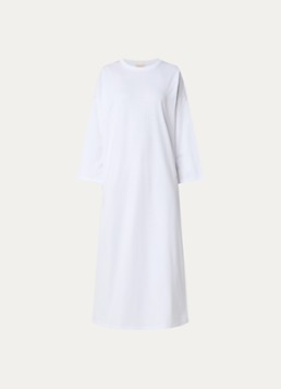 LES Atelier Dames Ilya maxi jurk met borduring in de kleur Wit, maat: M