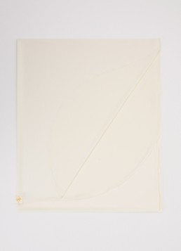 LES Atelier Dames Hoofddoek 90 x 200 cm in de kleur Gebroken wit, maat: ONE SIZE