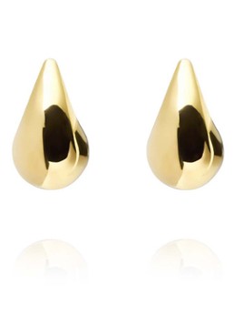 Mockberg Dames Plain Daring Small oorstekers MB0189 in de kleur Goud, maat: ns