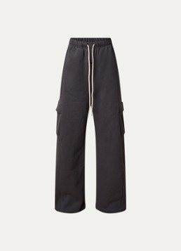 Fear of God Essentials Dames High waist wide fit joggingsbroek met steekzakken in de kleur Lichtgrijs, maat: S