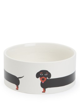 Fluid Market Teckel voerbak voor hond 18 cm Gebroken wit - Deal