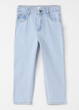 Petit Blush Meisjes Straight leg jeans met lichte wassing in de kleur Indigo, maat: 10Y=140