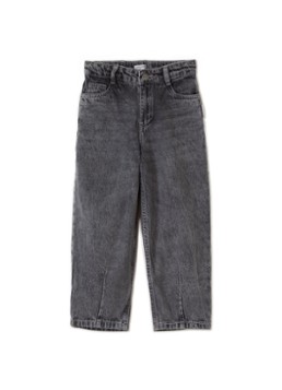 Petit Blush Meisjes Balloon jeans met gekleurde wassing in de kleur Grijs, maat: 8Y=128
