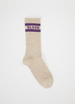 Petit Blush Meisjes Sportsokken met logo in de kleur Donkerbeige, maat: 146-152