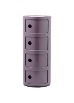 Kartell Componibili kast extra large (4 comp.) Ø32 cm Paars - Deal