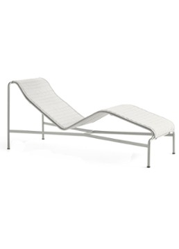 Hay Quilted kussen voor Palissade chaise longue Lichtgrijs