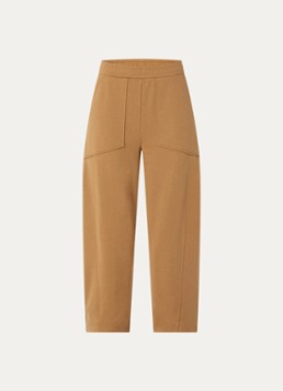 MSCH Copenhagen Dames Mschbriena high waist tapered fit joggingbroek in de kleur Cognac, maat: M/L
