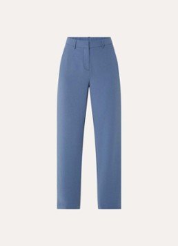 MSCH Copenhagen Dames MSCHMacy high waist wide fit pantalon met steekzakken in de kleur Staalblauw, maat: XS