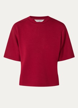 MSCH Copenhagen Dames MSCHMaelee sweater met ronde hals in de kleur Rood, maat: XS/S