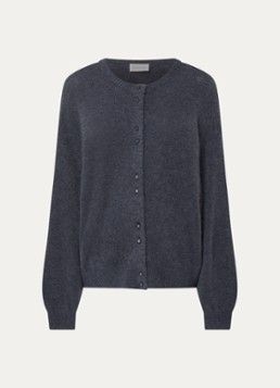 MSCH Copenhagen Dames MSCHBondie fijngebreid vest in alpaca wolblend in de kleur Donkergrijs, maat: M/L