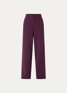 MSCH Copenhagen Dames MSCHMacy high waist wide fit pantalon met steekzakken in de kleur Paars, maat: M