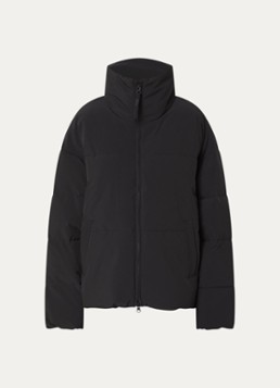 MSCH Copenhagen Dames MSCHRefron puffer jack met steekzakken in de kleur Zwart, maat: M/L