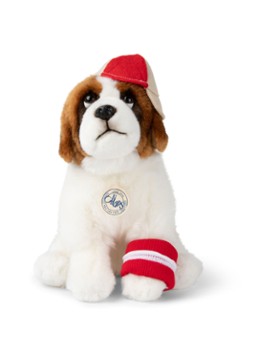 B.T. Chaps Jongens Herman ST. Bernard knuffel 32 cm in de kleur Bruin, maat: 1 Size