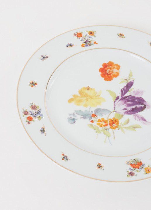 &Klevering Florals Rose dinerbord 27 cm  - detail 3 wit