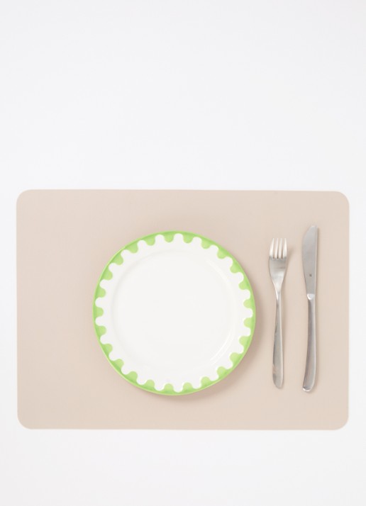 &Klevering Folk ontbijtbord 22,5 cm set van 4 - detail 4 wit