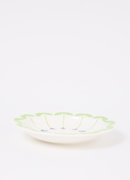 &Klevering Folk pastabord 22,5 cm set van 2 - voorkant 4 wit