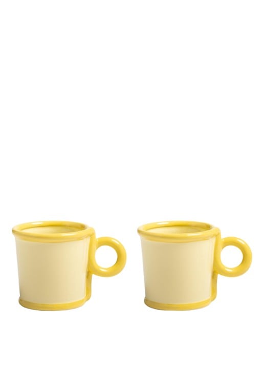 &Klevering Loop koffie mok set van 2