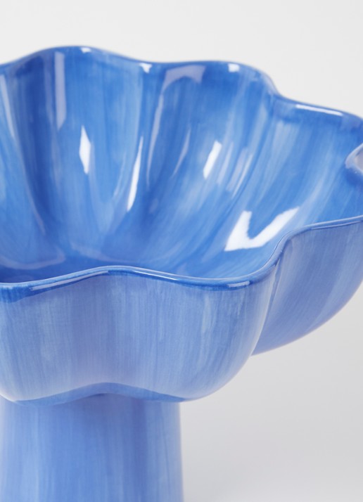 &Klevering Sun fruitschaal 24,5 cm - detail blauw
