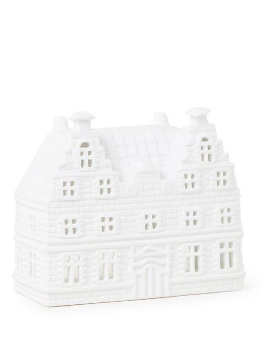&Klevering Trapgevel waxinelichthouder 12 cm