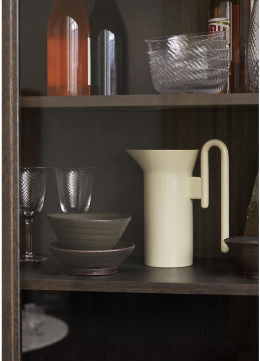 &tradition Momento JH38 karaf 1 liter - detail zilver