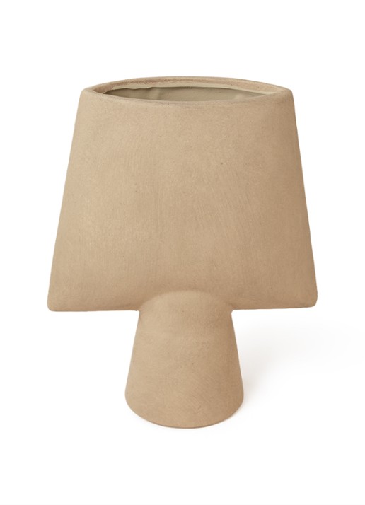 101 Copenhagen Sphere Square Mini vaas 25 cm - voorkant 3 beige