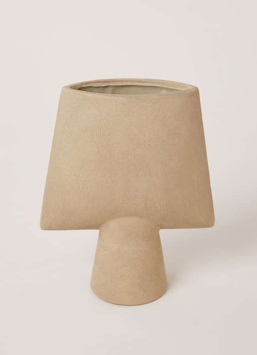 101 Copenhagen Sphere Square Mini vaas 25 cm - voorkant 4 beige